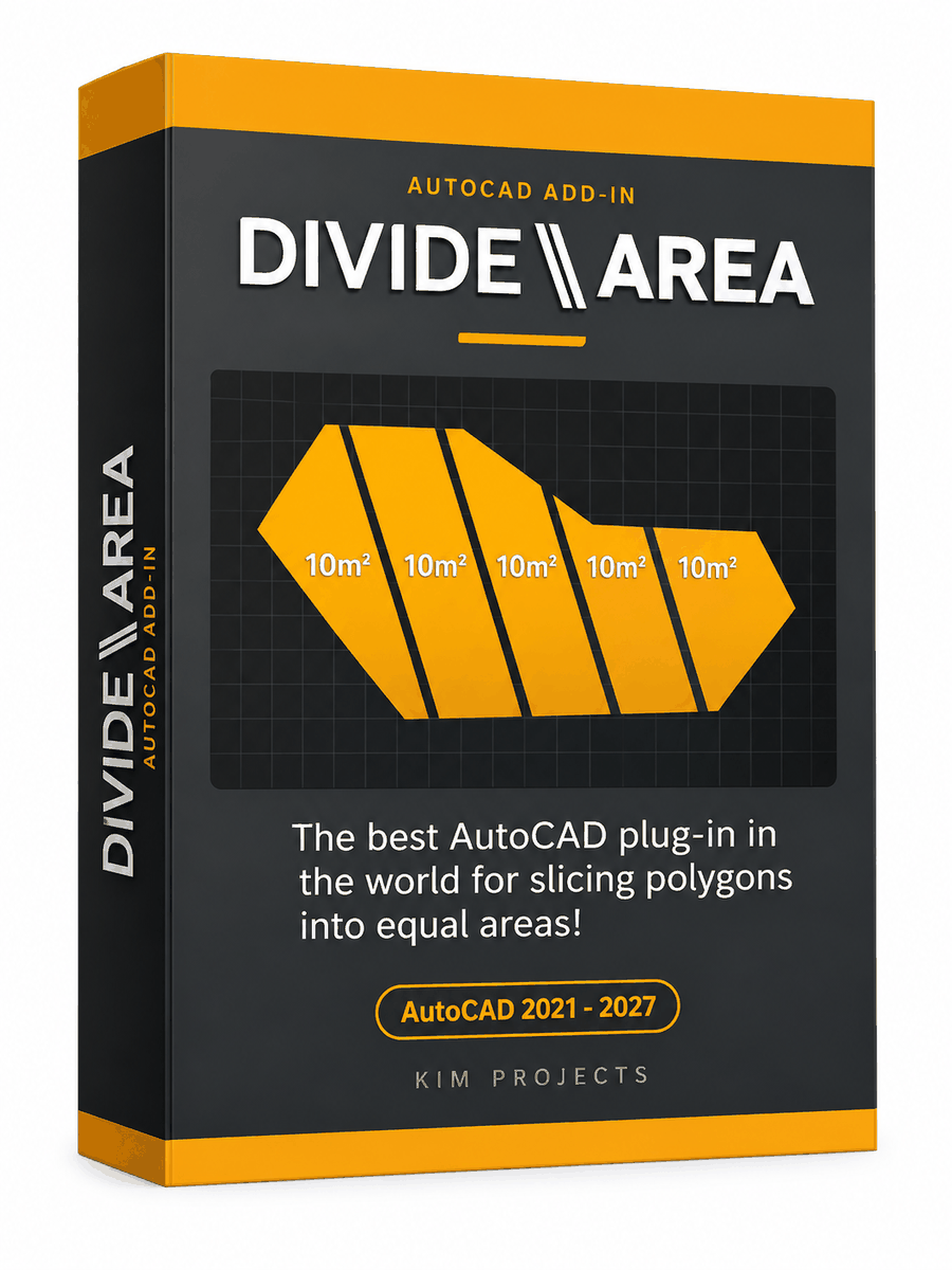 Divide Area for AutoCAD - product box