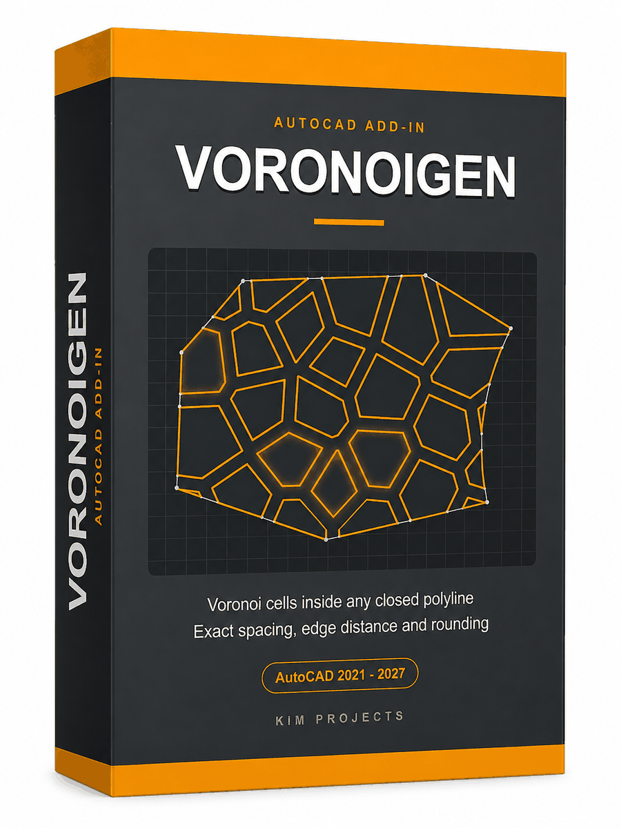 Voronoi Generator for AutoCAD - product box